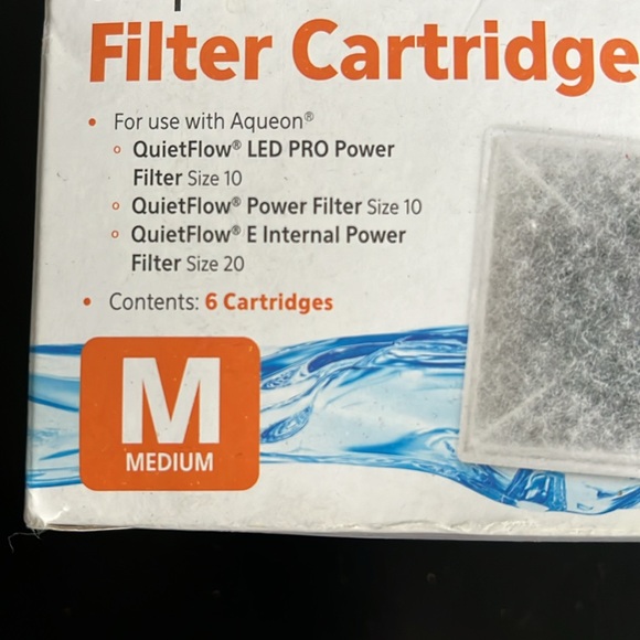 NWT Aqueon replacement filter cartridge size medium 6 pack - Picture 4 of 5